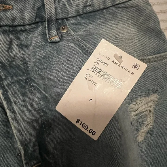 NWT Good American Good Boy Blue802 - Picture 8 of 10